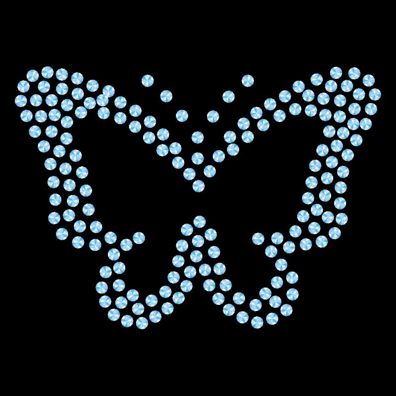 papillon de diamant bleu