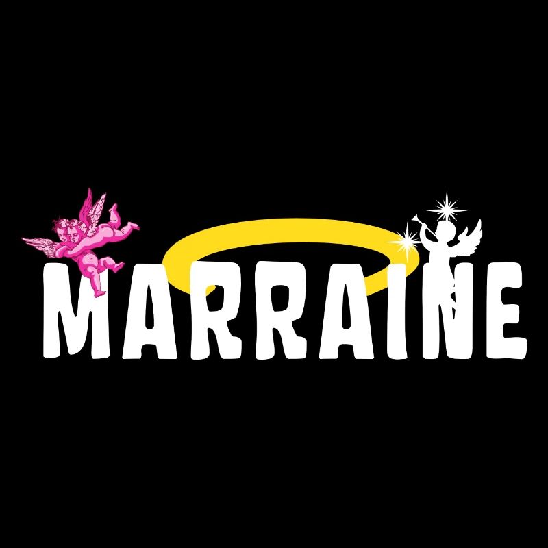 Marraine Baptême Auréole Anges