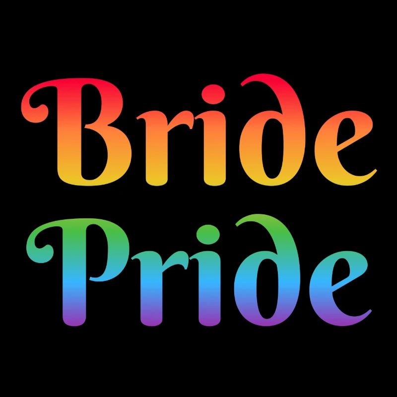 Bride Pride Lesbian Wedding