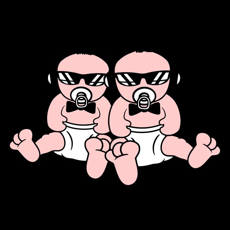 Bébés Cool 2 DJ Mignon Bambins Équipe Frères Crew