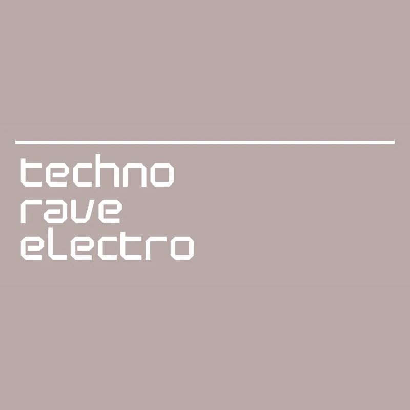 techno rave électro logo