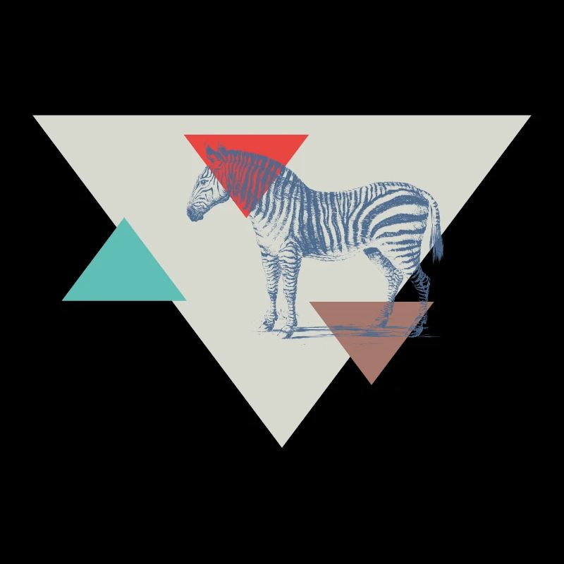 Conception de triangle de zèbre