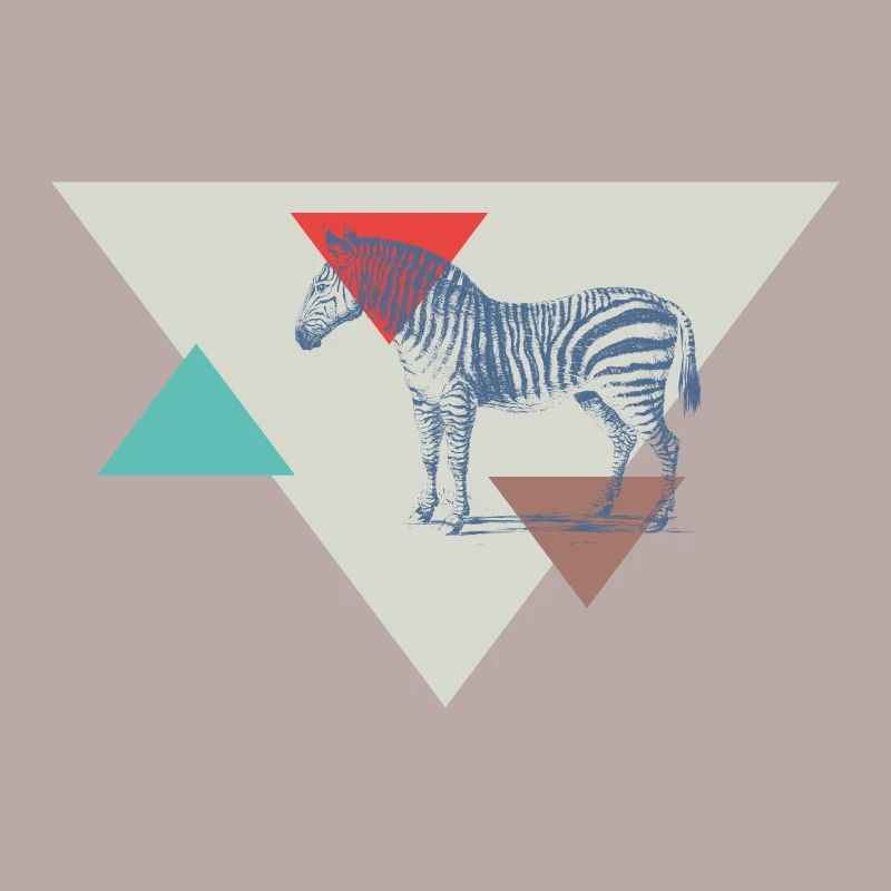 Conception de triangle de zèbre