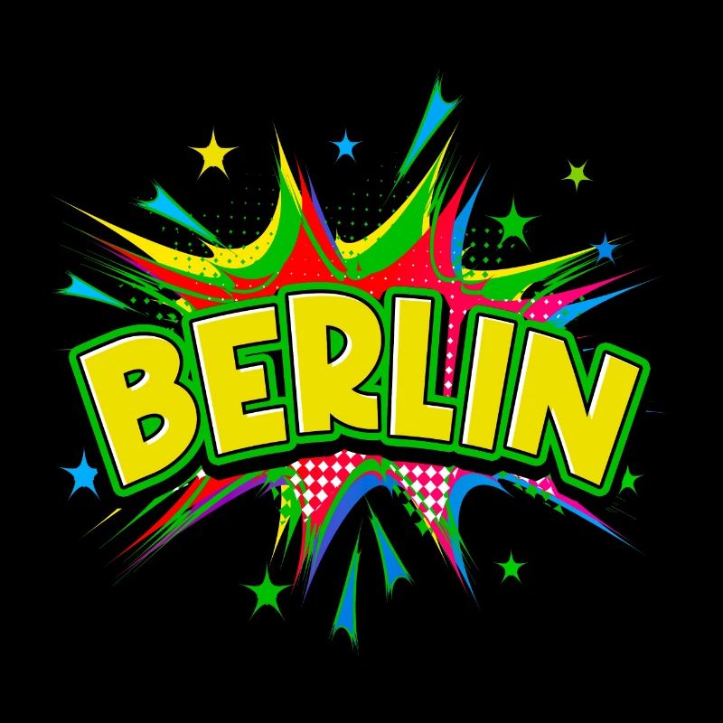 Berlin Germany City Pop Art Comic Art