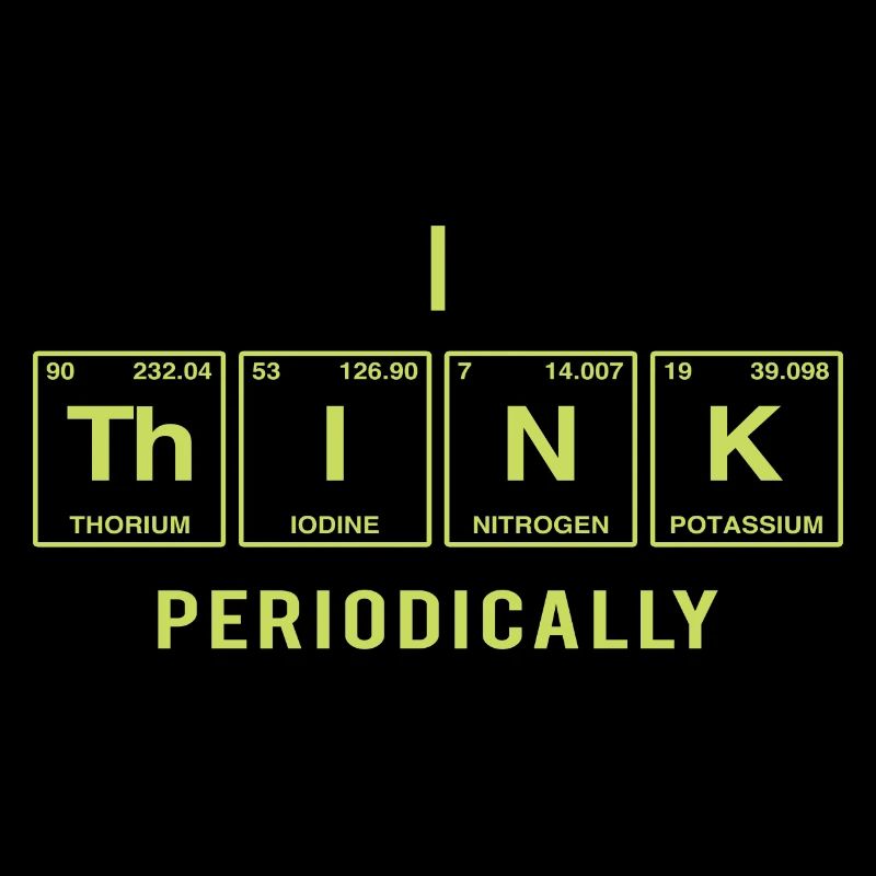 I THINK - mit Elementen des Periodensystems