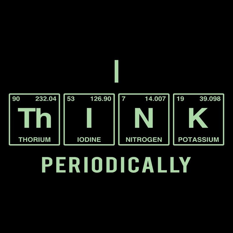 I THINK - mit Elementen des Periodensystems