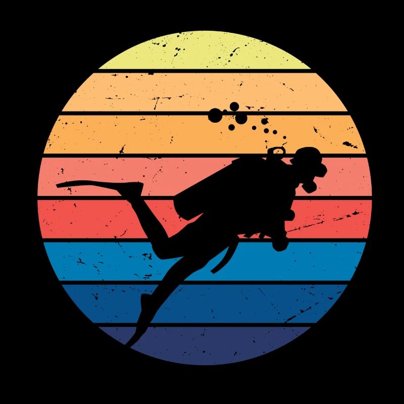 Plongeur Retro Vibe