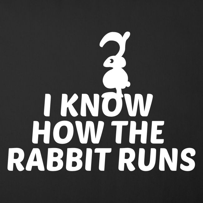 i know how the rabbit runs denglisch hase kaninche