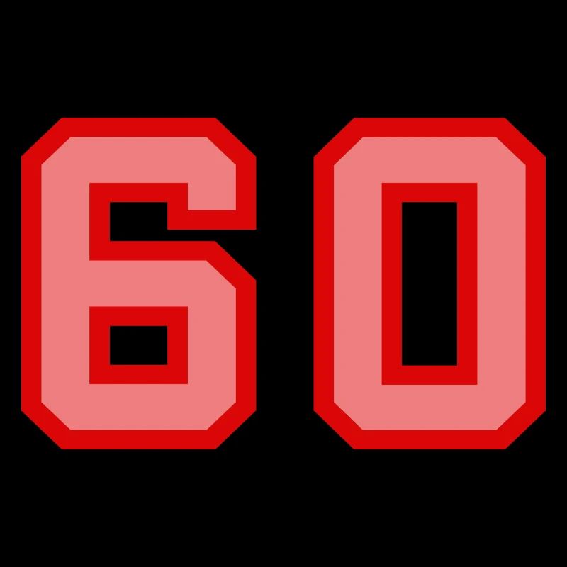 Cool Retro Retrostyle Jersey Number Back Number