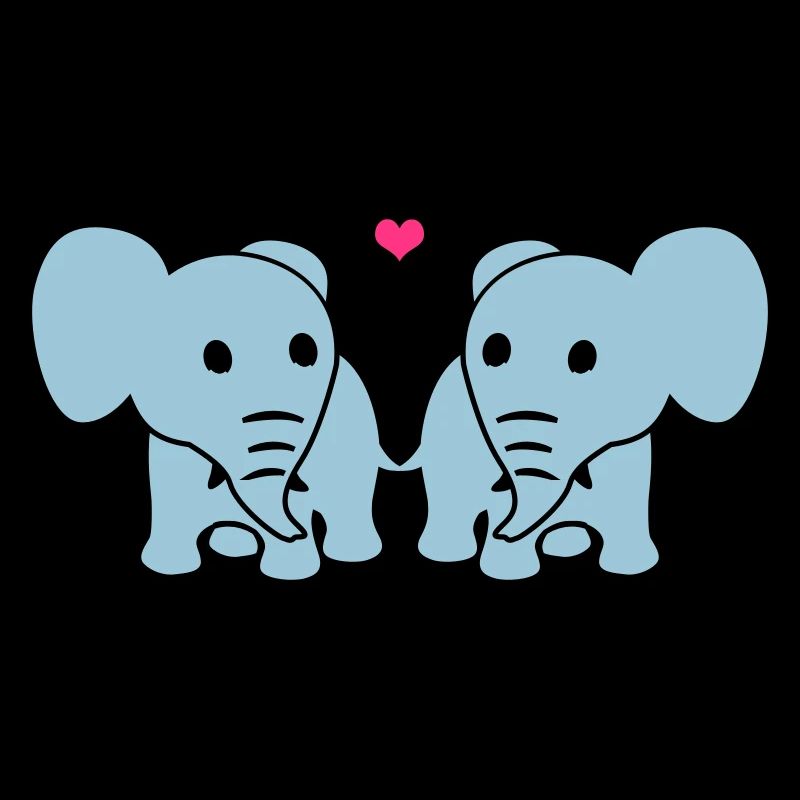 Les éléphants dans l'amour