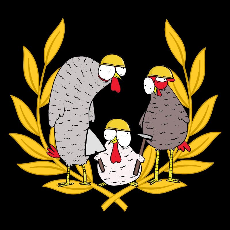 Construction Site Builder Deployment Team Mason Chickens Job