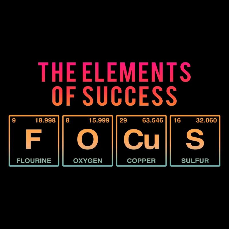 Drôle de dicton: FOCUS - Les éléments du succès