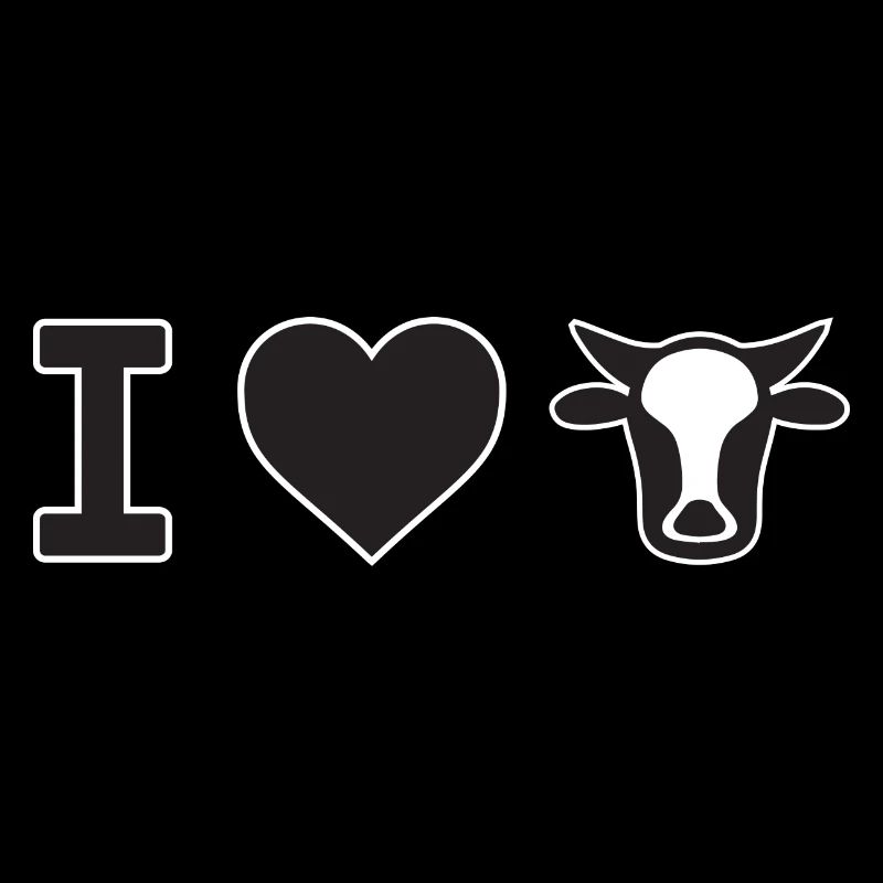J'aime les vaches - vache