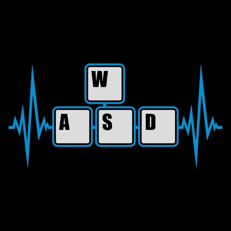 Computer WASD Keyboard Keys