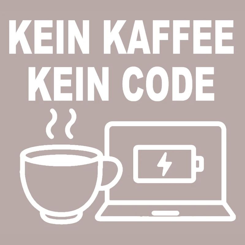 Kein Kaffee Kein Code - Conception de programmeur amusant