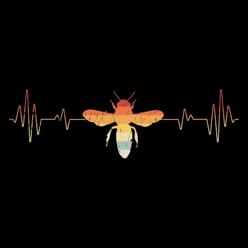 Herzschlag Biene Imker Honig Bienen Flüsterer Puls