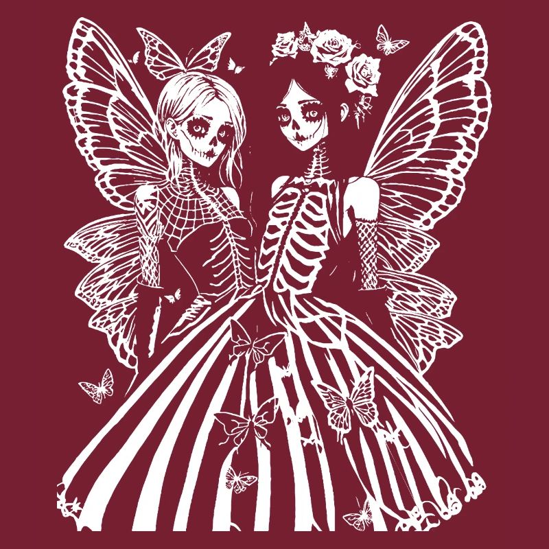 Fairycore Esthétique Squelette Fée Goth Gothique G