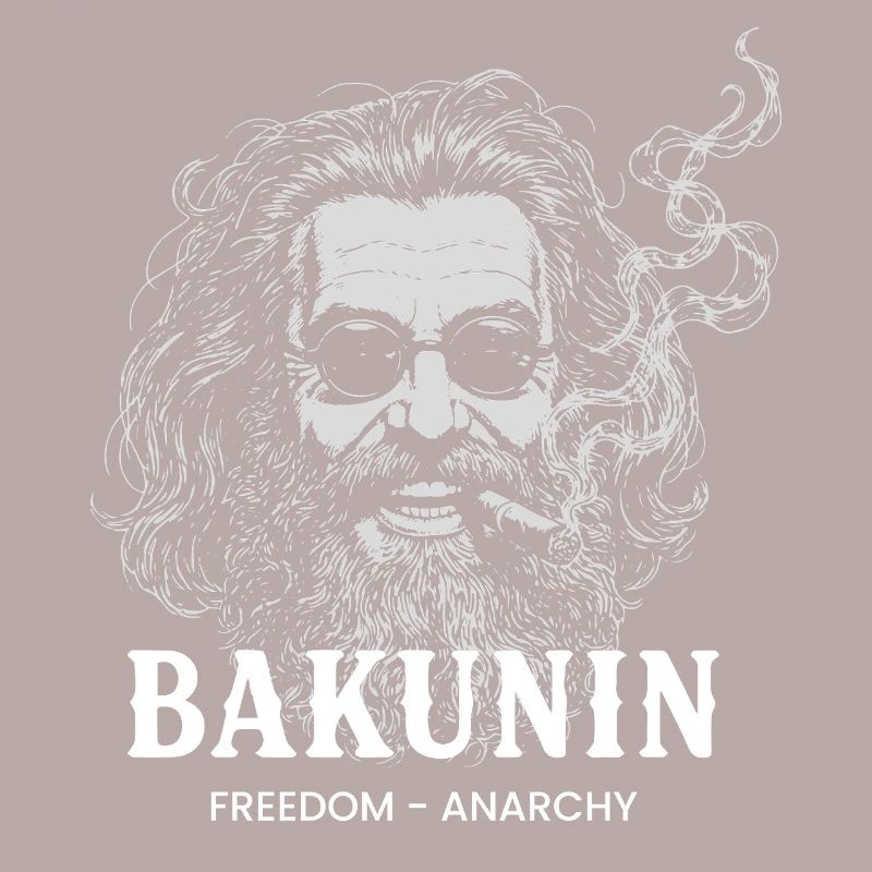 Bakunin Freedom Anarchy Portrait