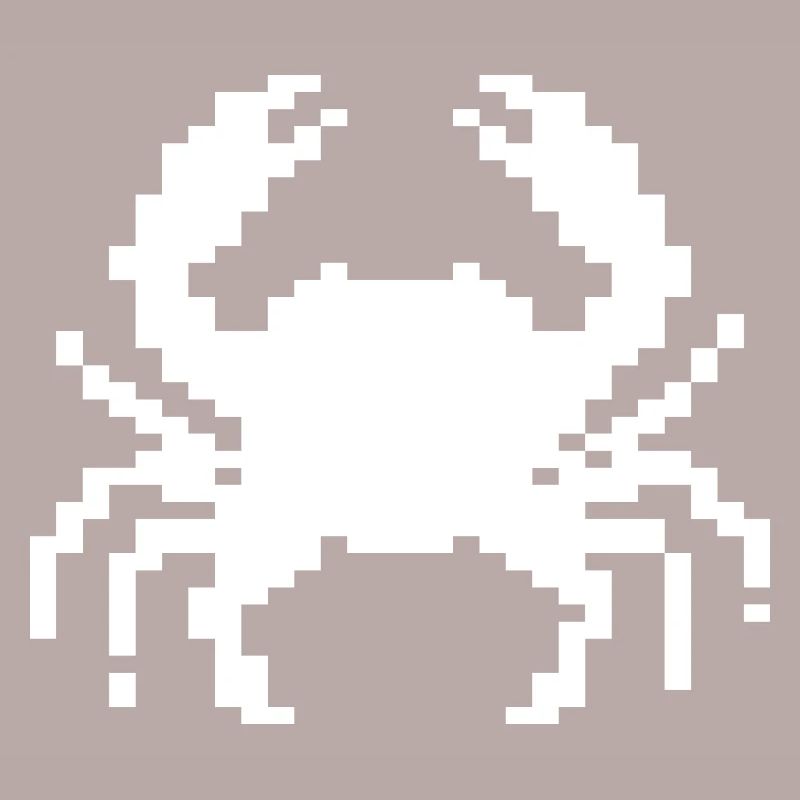 Pixelkrabben-Design