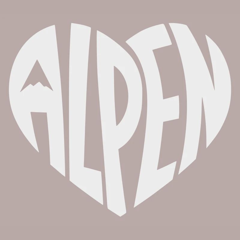 Alpine Heart Design - Couleur de design variable