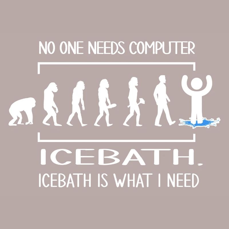 winter bather icebath ice hole evolution bathing
