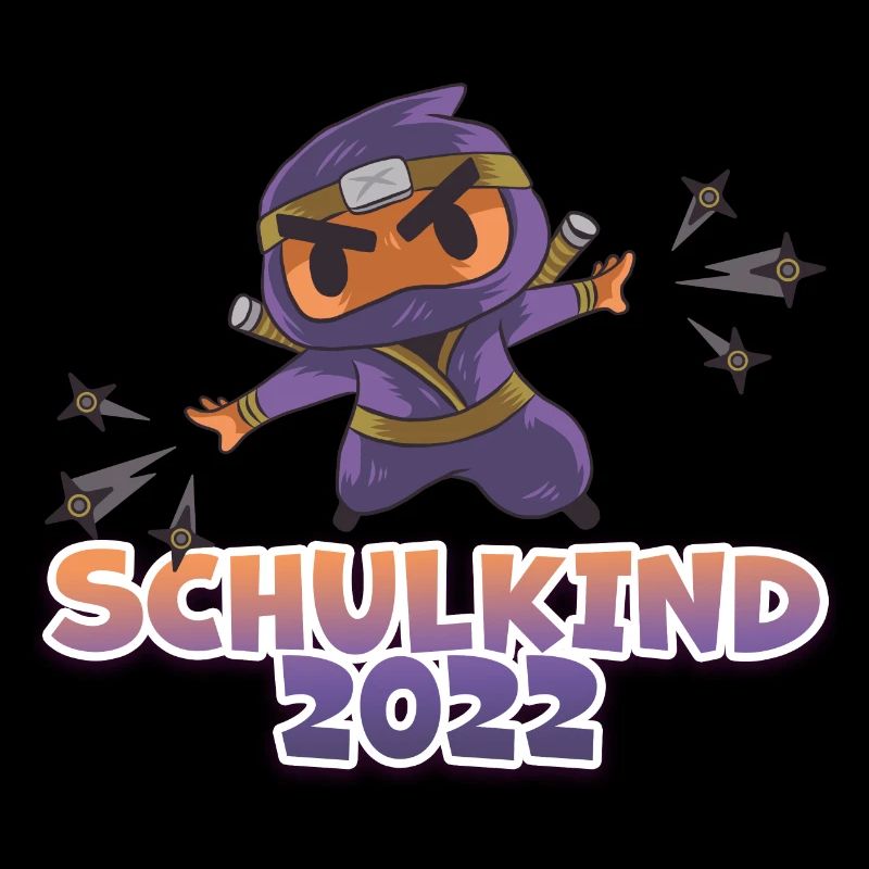 Endlich Schulkind 2022, Schulanfang mit Ninja