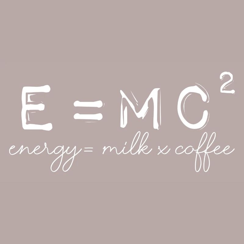 E MC2 Energy Physics Science Saying Font