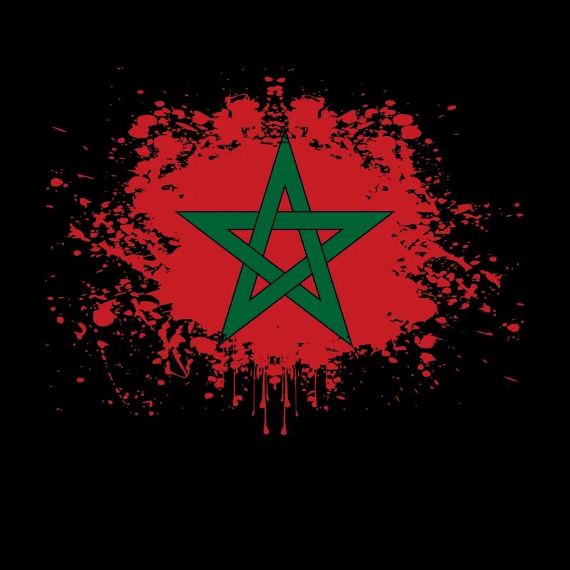 Marokko Flagge Morocco Geschenkidee