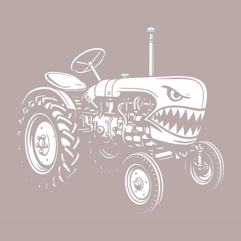 Shark Tractor Attack