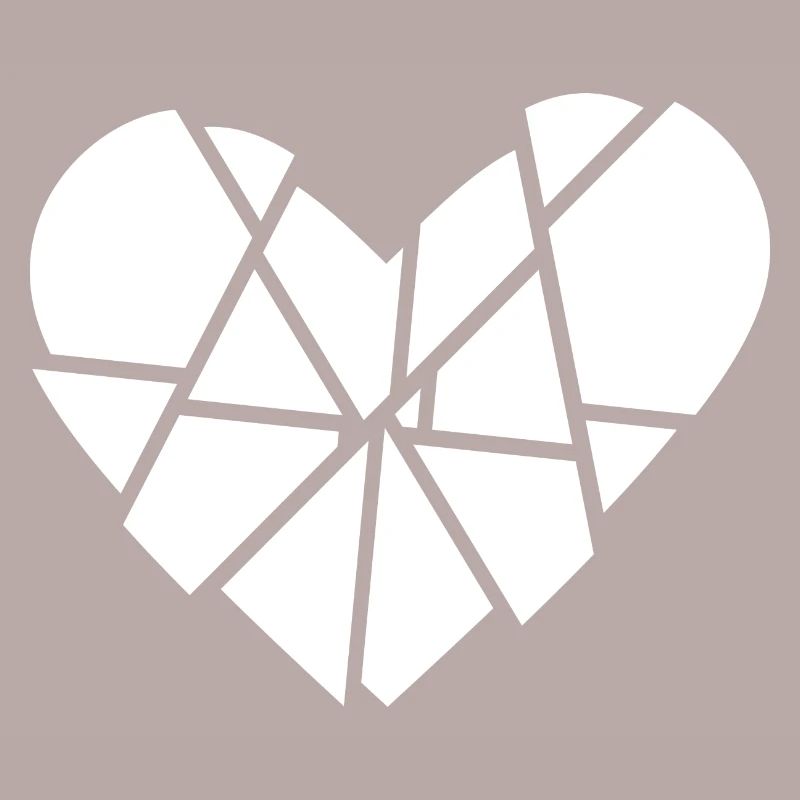 Coeur Brisé Éclats Éclats Anti Saint Valentin