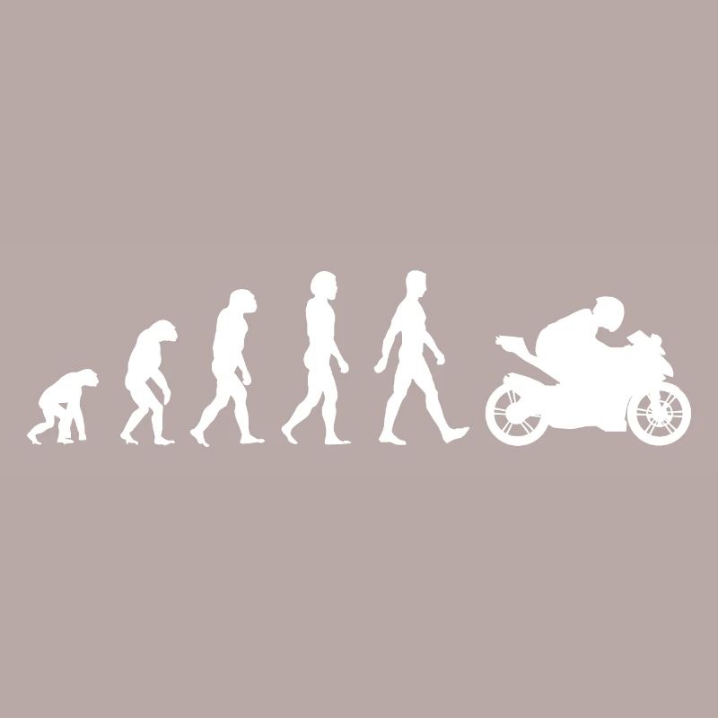 Motorcycle Biker Motorcyclist Evolution