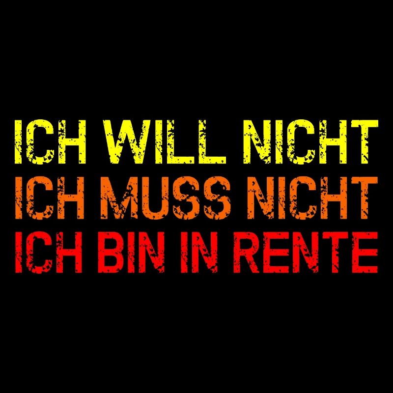 Rente Pension Geschenksidee lustige Sprüche