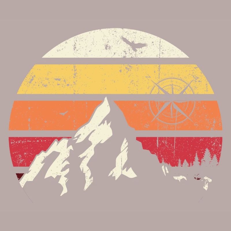 Alpine Sunset Kompass
