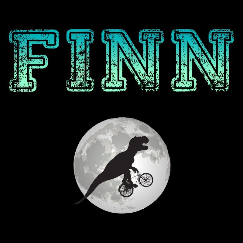 FINN - Beautiful boy name with dinosaur