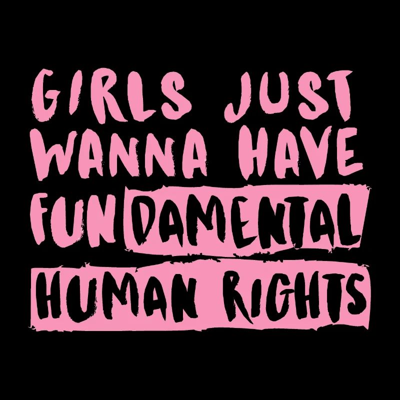 Féminisme égalité Les filles roses veulent juste s'amuser