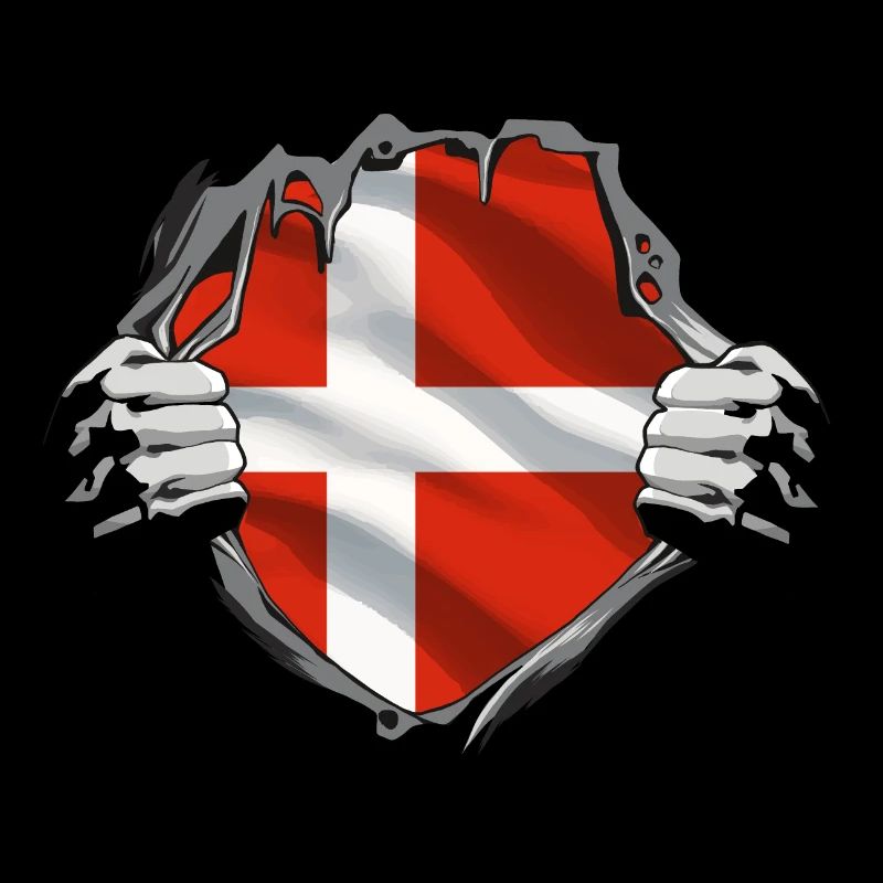 Danemark Drapeau Scandinavie Drapeau danois Voyage