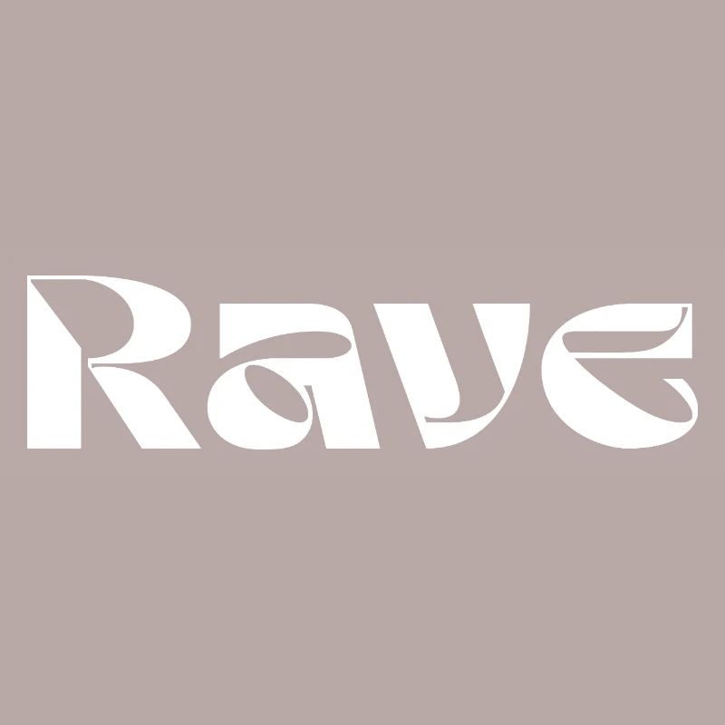 conception de logo moderne rave