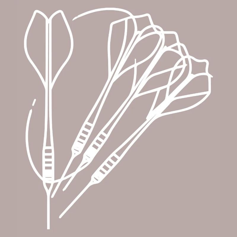 Dessin de fléchettes