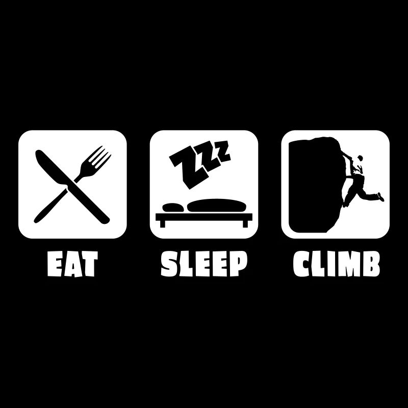 MANGER, DORMIR, GRIMPER