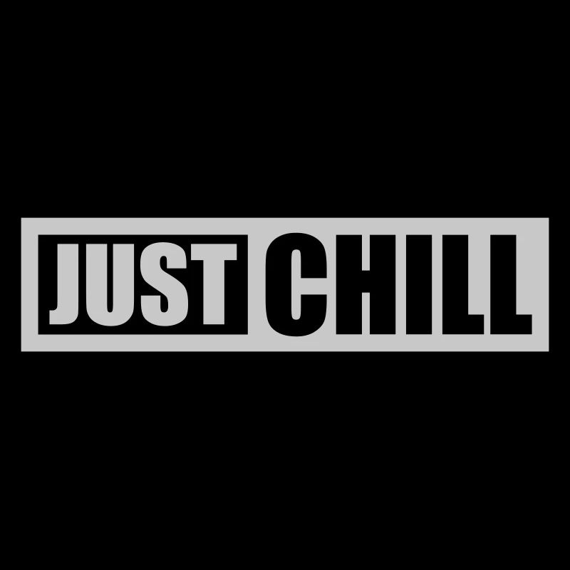 Logo Just Chill Texte