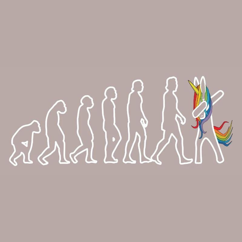 Evolution licorne dabbing
