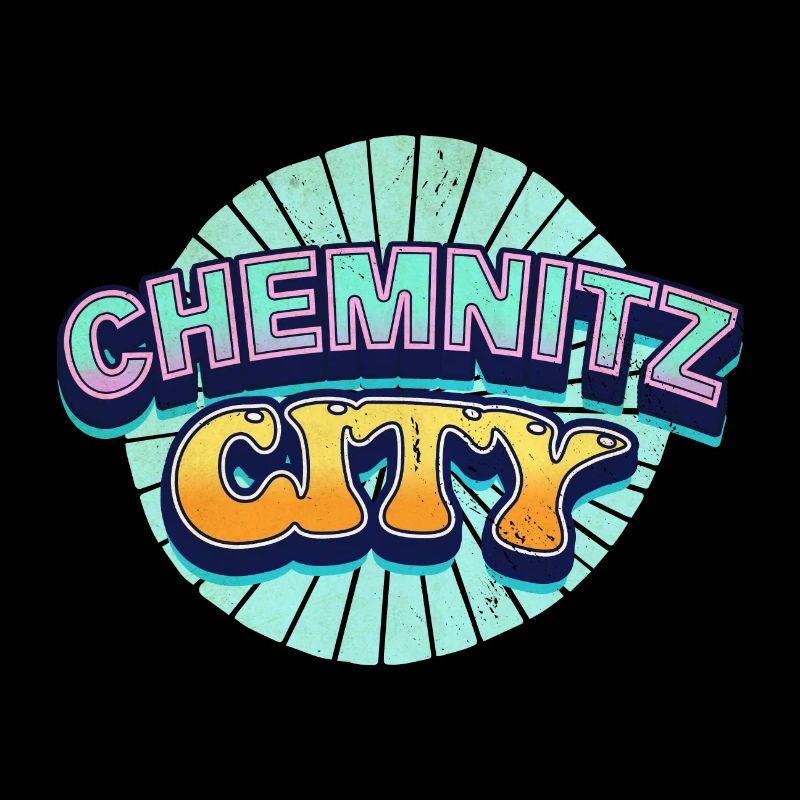 Chemnitz Germany City Font Pop Art Comic