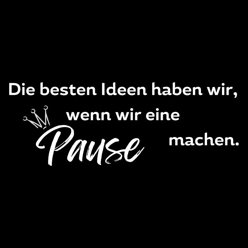 Pause machen :-)