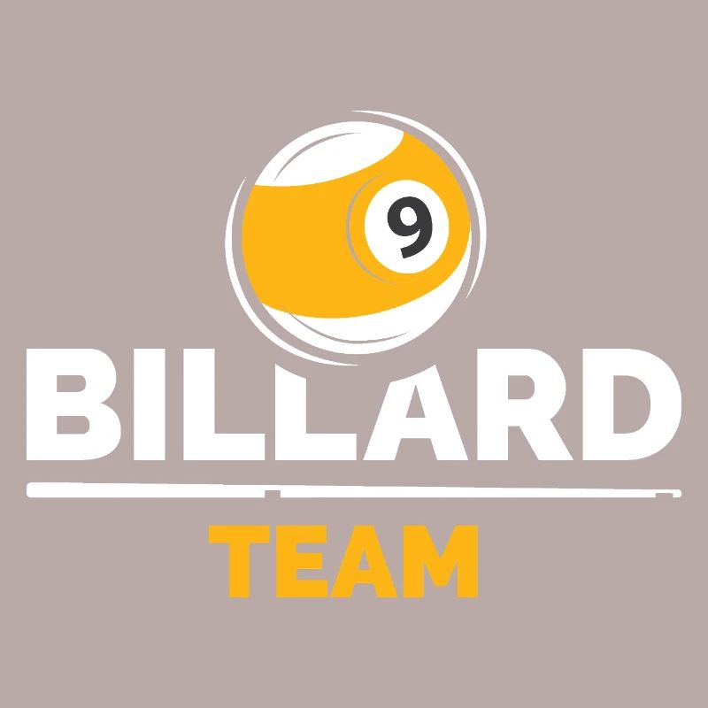Conception du logo de l’équipe de billard à 9 boules