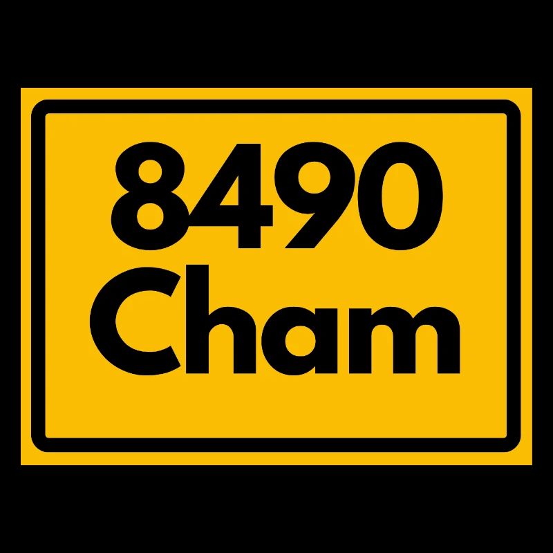 OLD POSTCODE POSTCODE RETRO 8490 CHAM HEIMATSTOLZ