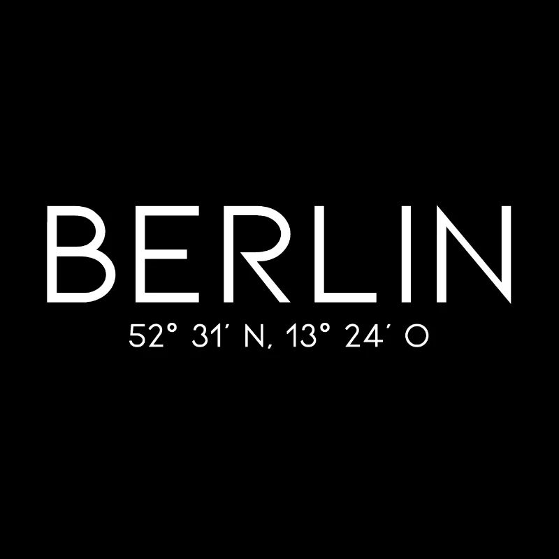 Berlin Coordinates - Germany Brandenburg Gate