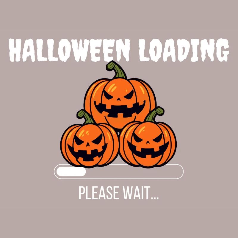 Halloween Loading Please Wait