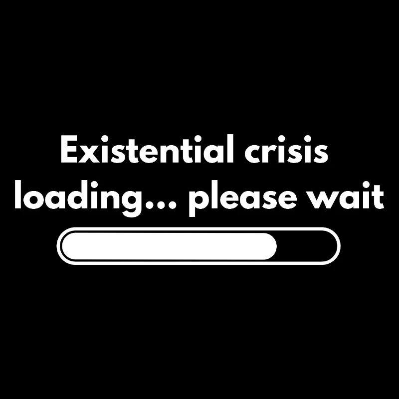 Crise existentielle Loading Please Wait Chemise