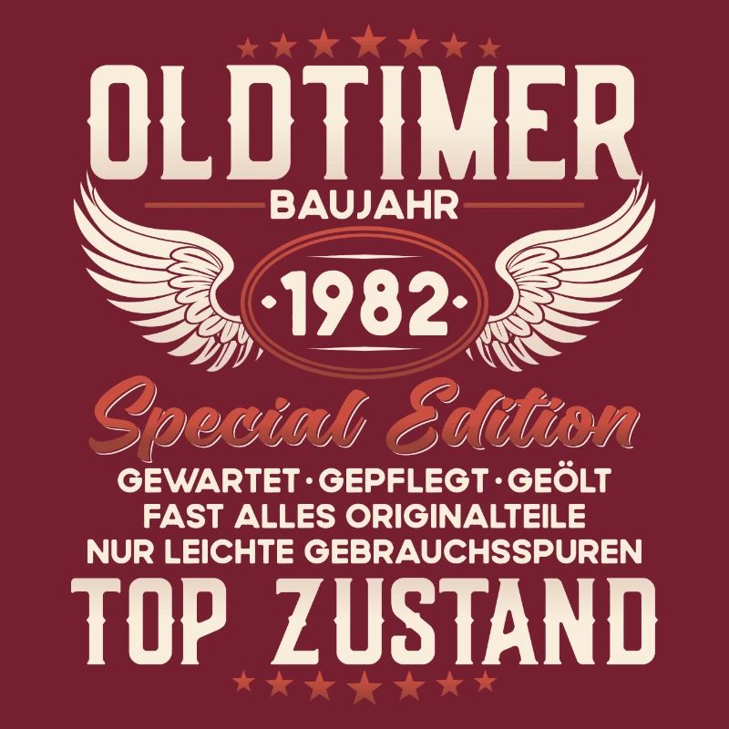 Oldtimer Baujahr 1982 Geburtstag Geschenk