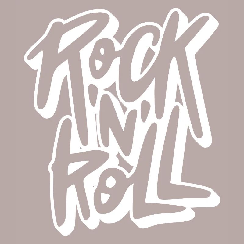 Rock 'n' Roll Graffiti-Text